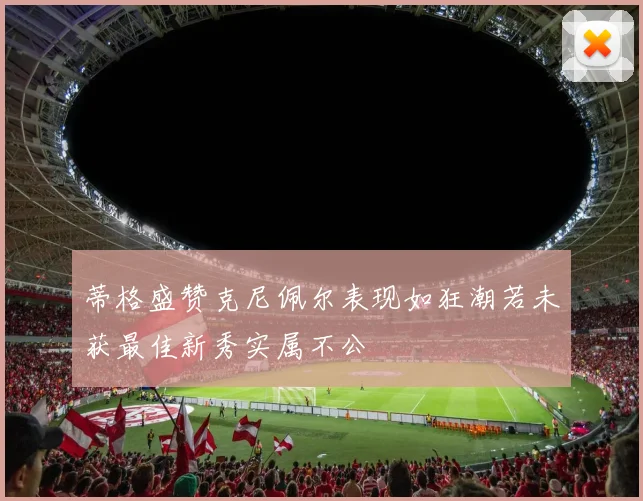 蒂格盛赞克尼佩尔表现如狂潮若未获最佳新秀实属不公