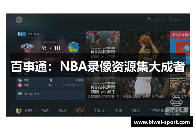 百事通：NBA录像资源集大成者